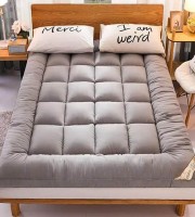 6/7 Feet Deluxe Mattress Topper [ash colour]