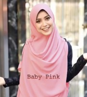 Large Ready Hijab-Baby Pink