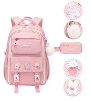 Waterproof Kids Backpack (pink)