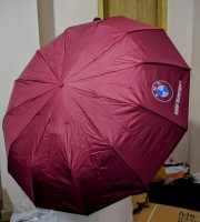 BMW Motorsport Umbrella Auto Open And Close 12 ribs (Meroon Color)