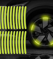 20 Pcs Car Wheel Yellow Sticker