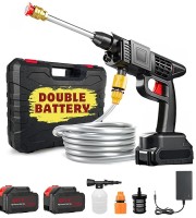 2 Battery 48V Rechargeable Portable Cordless Washer Gun
